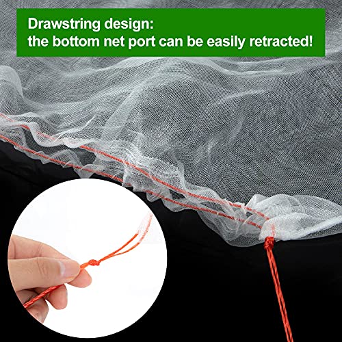 4Pcs Insect Bird Barrier Mesh, 7.9 x 5.9 FT Garden Netting Barrier - size: 7.9 x 5.9 FT x 4Pcs