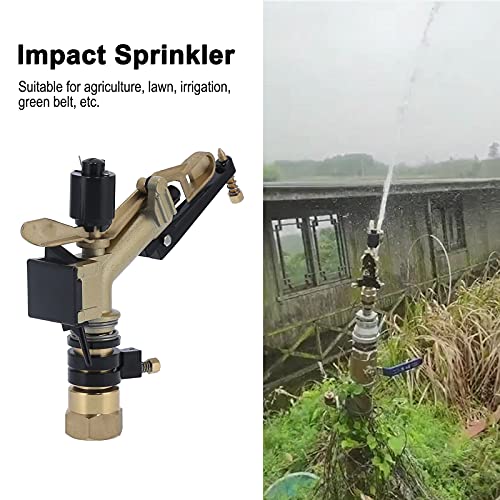 Rotating Sprinkler, Adjustable Angle Impact Sprinkler for Lawn for Green Belt for Agriculture for Irrigation