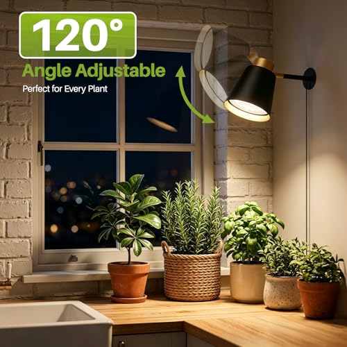 18W Wall Mounted Hanging Grow Light for Plants - size: Wall Mounted