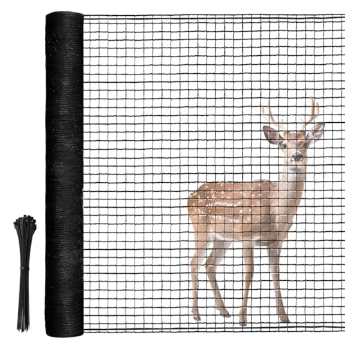 RIFNY Deer Fence, Temporary Fence for Garden Outdoor Yard, 2.6 x 50 FT - size: 2.6 x 50 FT