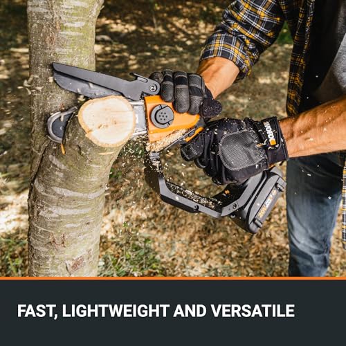 WORX WG324.9 20V Power Share 5” Cordless Pruning Saw, Bare Tool Only, Black and Orange - style: 5" 22 ft/s Pruning Saw Tool Only