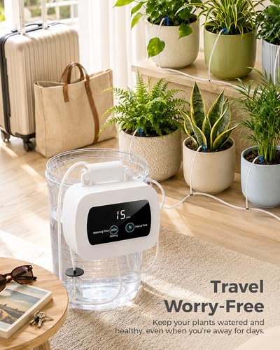 Bamworld Automatic Watering System for 10 Potted Plants Indoor