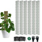 60"/40"/24" Metal Moss Pole, D Shape Sphagnum Moss Pole, Moss Poles for Climbing Plants, Monstera, Indoor Climbing Plants (6Pcs 40") - style: 6Pcs 40"