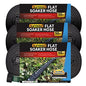 3-Pack Flat Soaker Hose 50 ft for Garden Watering Linkable - size: 50FT 3Pack