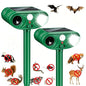 2 Pack Cats Deterrent Ultrasonic Animal Deterrent with Flashing Light