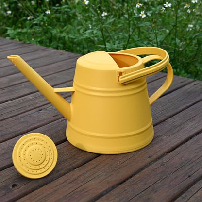 1 Gallon Watering Can for Plants - color: Yellow