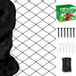 Bird Netting 50'x50' Heavy Duty Nylon Net with 2" Mesh, Chicken Netting - size: 2", 50' x 50'