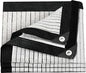 80% Silver Shade Cloth for Garden,Pergola,Greenhouse,Chicken Coop,Kennels,Shade Cloth with Grommets,Simple Hanging Covers - size: 6.5ft×10ft