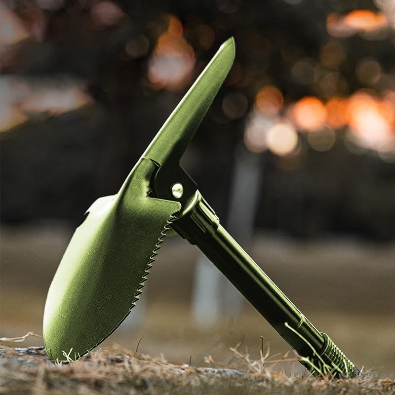 1PCS Folding Spade for Outdoor Planting Durable Gardening Hand Tools,Green