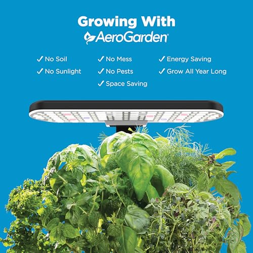 AeroGarden Harvest Lite, Black - color: Black, style: Harvest Lite
