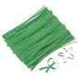 uxcell 5" Kraft Paper Twist Ties, Metallic Twist Ties Reusable for Bakery, Candy Bags, Coffee Bags, Goodie Bags, Pack of 1000, Green - color: Green, size: 5"