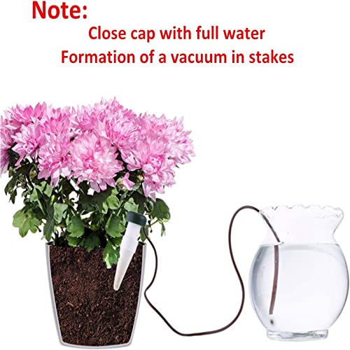 24 Pack Hestya Automatic Plant Self Watering Stakes for Outdoor