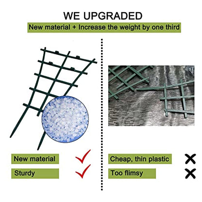 Feitore 4Pcs Indoor Plant Trellis for Climbing Plants Outdoor, Stackable - size: 4 Pcs