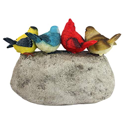 Birdy Welcome Garden Stone Statue: Large - size: Large