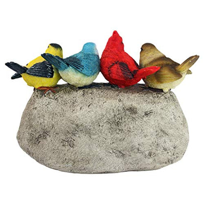 Birdy Welcome Garden Stone Statue: Large - size: Large