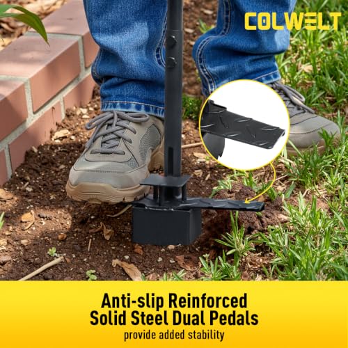 Colwelt Sod Plugger Tool Square, Grass Plug Tool for Lawn, Sod Cutter Hand