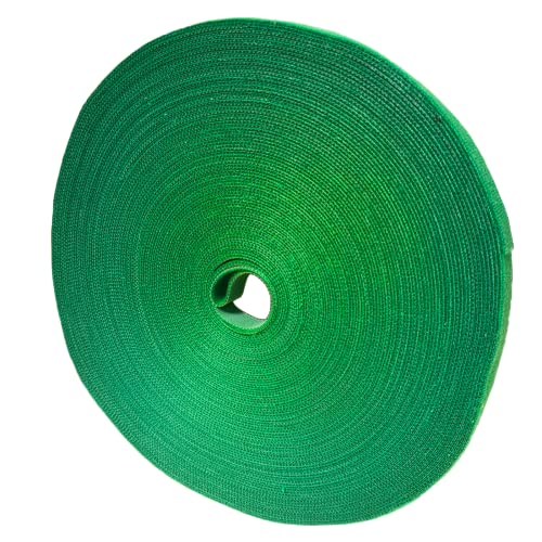 Garden Tie Green Tape, Plant Supports, Gentle On Plants (98.4ft × 0.6 inch, 1 roll, Green) - size: 98.4ft