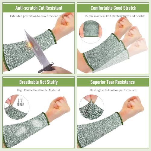 Sintege Arm Sleeves for Thin Skin,7.9 Inch,Black, Grey, Green - color: Black, Grey, Green, size: 7.9 Inch