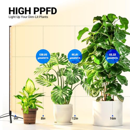 Barrina T10 Vertical Grow Light, 4FT 42W, Full Spectrum, High PPFD - color: GrowForce Spectrum, size: 4 ft Fixed