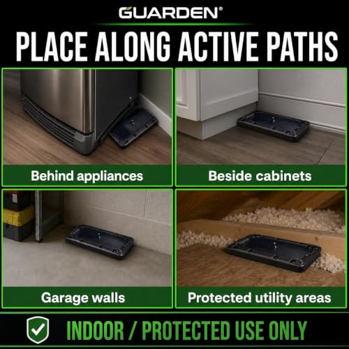 Guarden Extra-Large Glue Traps for Mice & Small Rats - size: Ten Sticky