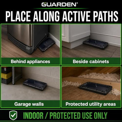 Guarden Extra-Large Glue Traps for Mice & Small Rats - size: Ten Sticky