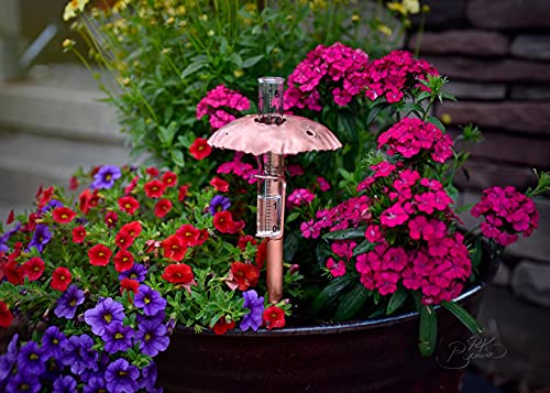 Handmade Copper Rain Gauge