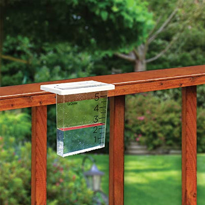 La Crosse 705-109 Waterfall Rain Gauge - size: width: 7.80 length: 9.80 depth: 1.70