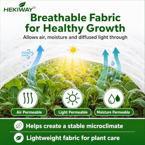 10 FT x 20 FT Frost Cloth, Plant Covers for Freeze Protection - size: 10Ft x 20Ft
