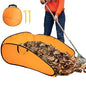 140 Gallon Pop up Leaf Collector, Foldable Lawn Leaf Dustpan Bag Tool - color: 1 Pcs