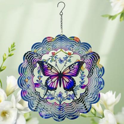 Eandisom Wind Spinners Outdoor Butterfly - Birthday Gifts for Women