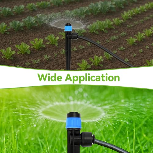 Vatony 20PCS Plant Self Watering Insert Spikes Device, Automatic Water Control System with Adjustable Drip Irrigation, Plastic, Special Feature: Automatic Watering (Blue) - color: Blue