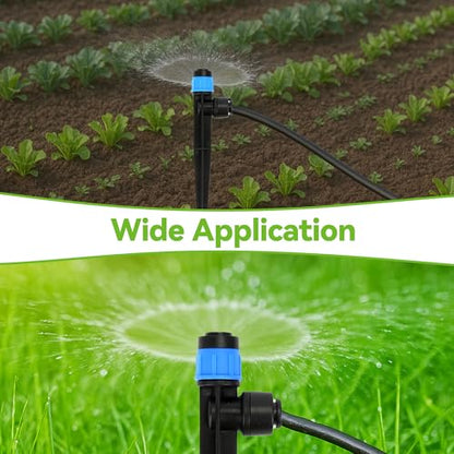 Vatony 20PCS Plant Self Watering Insert Spikes Device, Automatic Water Control System with Adjustable Drip Irrigation, Plastic, Special Feature: Automatic Watering (Blue) - color: Blue