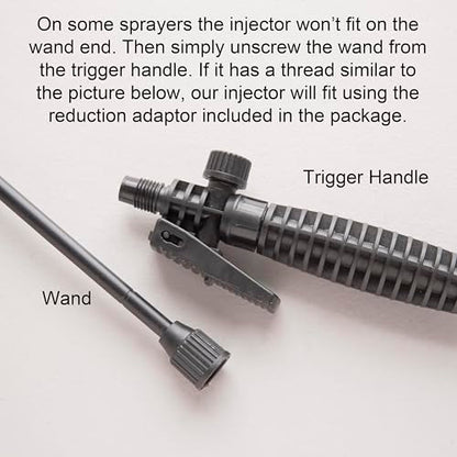 Dandelion Weeder Tool-Manual Weeder, Hand Weeder/Puller Alternative- Dandelion Illimination-Inject Root with Vinegar- Attach to Garden Sprayer-No Digging, Pulling, No Holes to Repair-Patent Pending