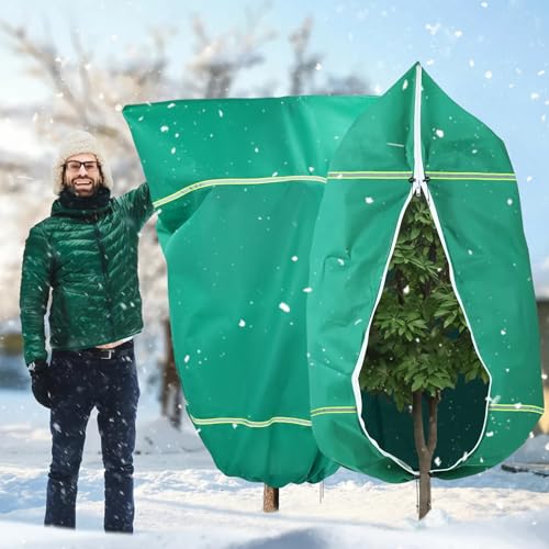 4 Pack Winter Plant Covers Freeze Protection Plant Frost Covers 47" x 71"
