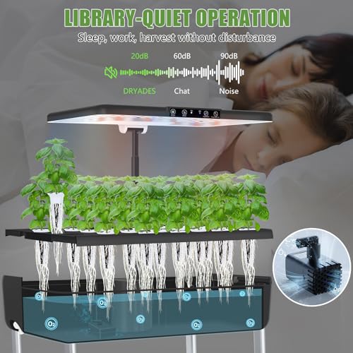 Large Hydroponics Growing System Kit,44-Pod with 3 Seed Packs - size: 2-Tier