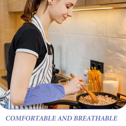 KICHOUSE 3Set Cotton Kitchen Oversleeves Arm Covers