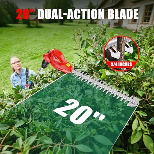 Cordless Pole Hedge Trimmer Compatible with Milwaukee M18 Battery,Tool Only