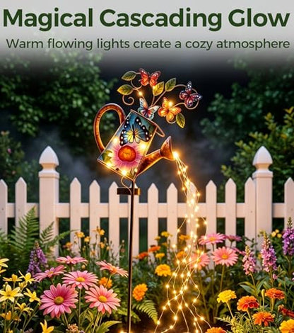 Solar Watering Can Lights for Outside