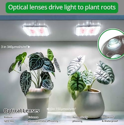Under Shelf Grow Light, Auto Timer, Dimmable, Full Spectrum, 1-Pack - color: Full Spectrum