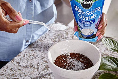 Miracle-Gro Water Storing Crystals, 12 oz. (2-Pack) - size: 12 oz (2 pack)