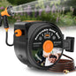 Retractable Garden Hose Reel, 1/2 in x 100 ft Wall Mounted Hose Reel - size: 100 FT