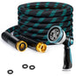 Garden Hose 25FT Lightweight Kink-Free Thick Grip Outdoor - color: Blue