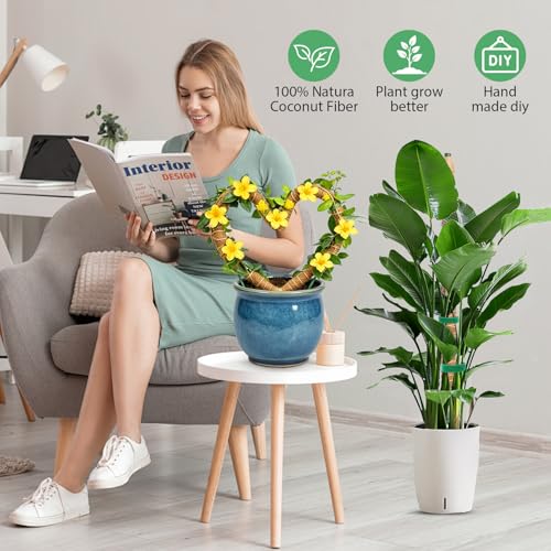 2 Pack Bendable Moss Pole, 63" DIY Shape Monstera Plant Support - size: 2-Pack (63 in)