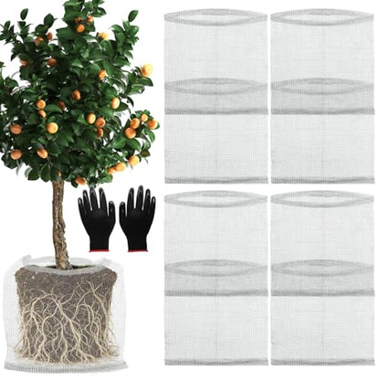 8 Pcs Gopher Baskets 15 Gallon Root Guard Proof Stainless Wire Steel Trap - size: 24"X24"-8 Pack