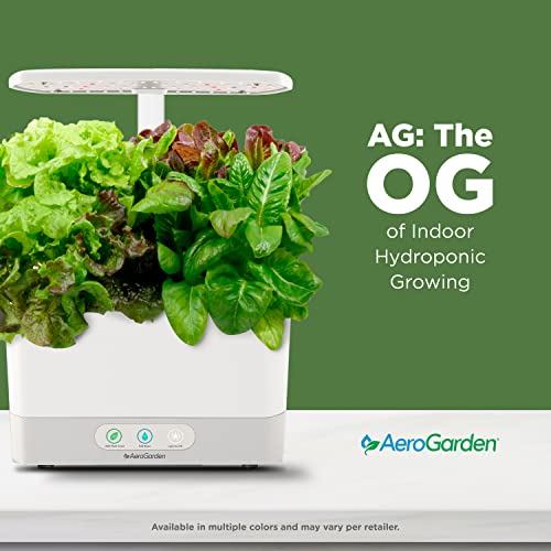 AeroGarden Harvest Indoor Garden Hydroponic System with LED Grow Light - color: Black, style: Harvest
