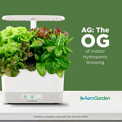 AeroGarden Harvest Indoor Garden Hydroponic System with LED Grow Light - color: Black, style: Harvest