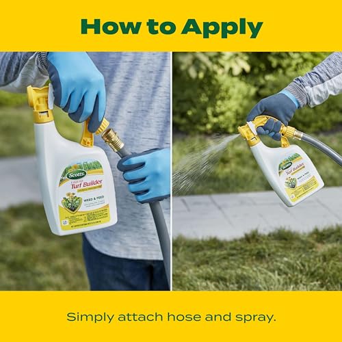 Scotts Liquid Turf Builder with Plus 2 Weed Control, 32 fl. oz. - size: Liquid 32 oz.