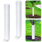 Corrugated Tree Guards, 2pcs Rigid PP Tree Trunk Bark Protectors Sleeve - style: 2Pcs