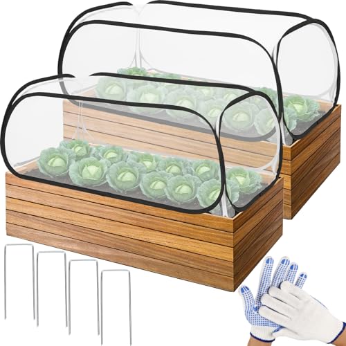 NOVWANG 1 Piece Raised Bed Cover,45 X 22 X 16 in Row Covers for Garden Beds
