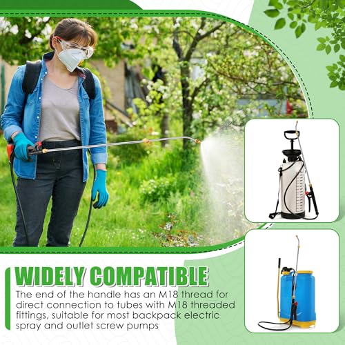 Enhon Extendable Sprayer Wand with Adjustable Nozzle, Filter & PVC Hose - size: 16.54 In